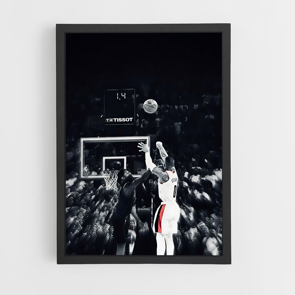 Poster Damian lillard précis – affiche Basketball (vue 2)